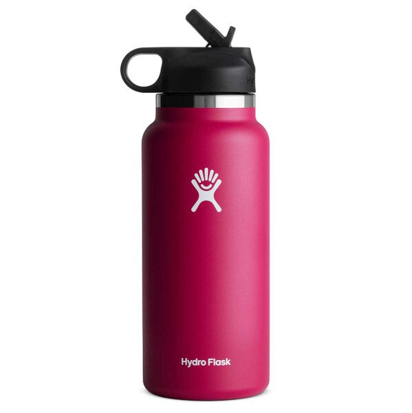 Hydro Flask Wide Mouth with Straw Lid 32oz in Snapper